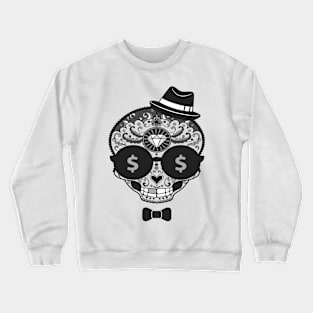 cool candy skull Crewneck Sweatshirt